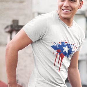 Puerto Rico Star - Short sleeve men's t-shirt