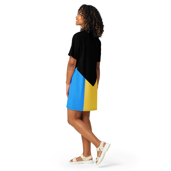Bahamas Flag - T-shirt dress