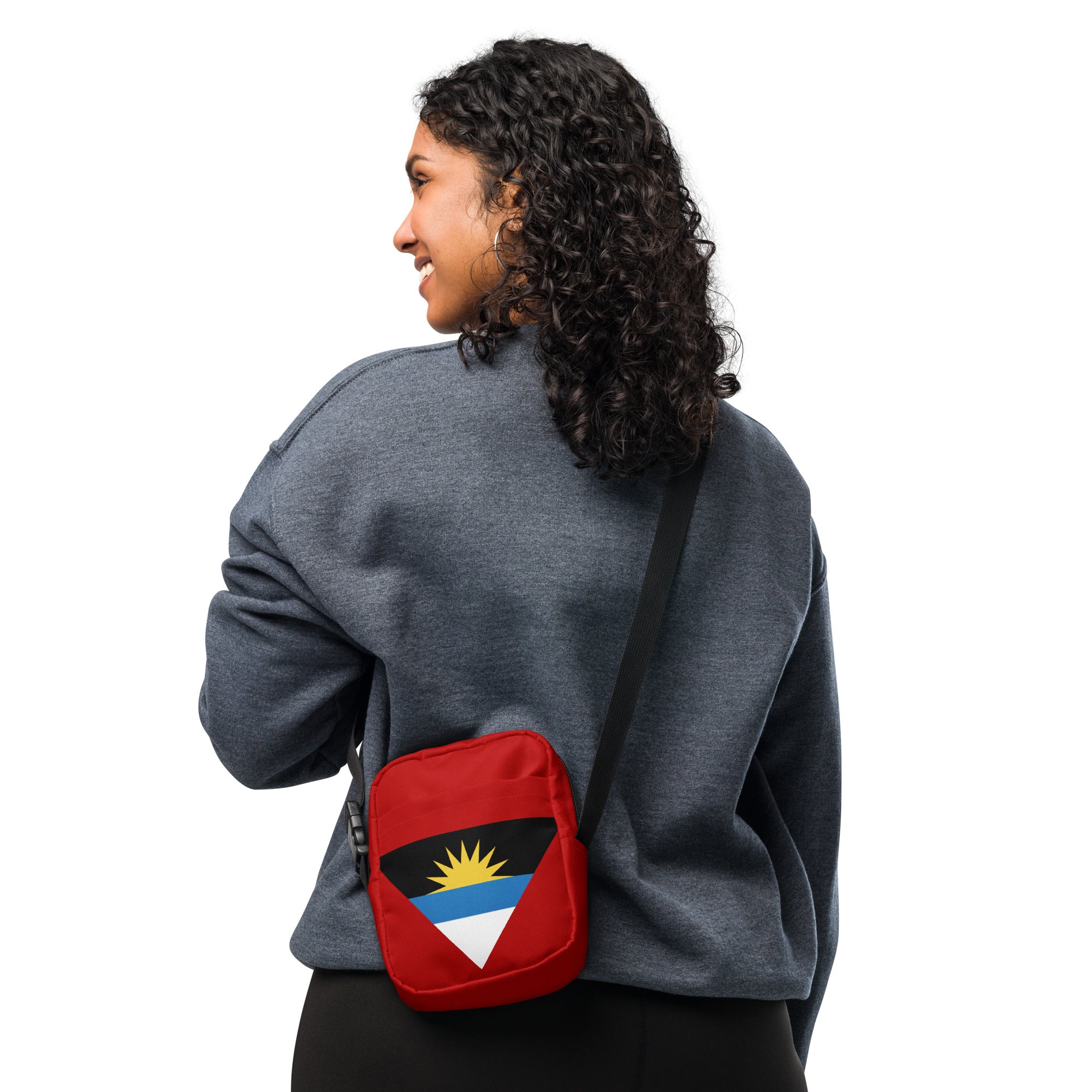 Antigua Flag - Crossbody Bag - Properttees Antigua Flag - Crossbody Bag - Properttees