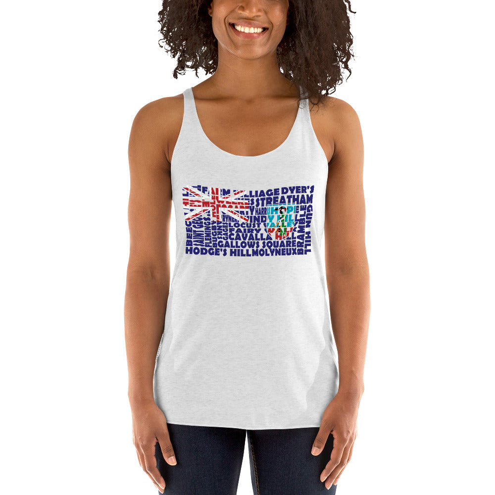 Montserrat Flag Stencil - Women's Tank Top