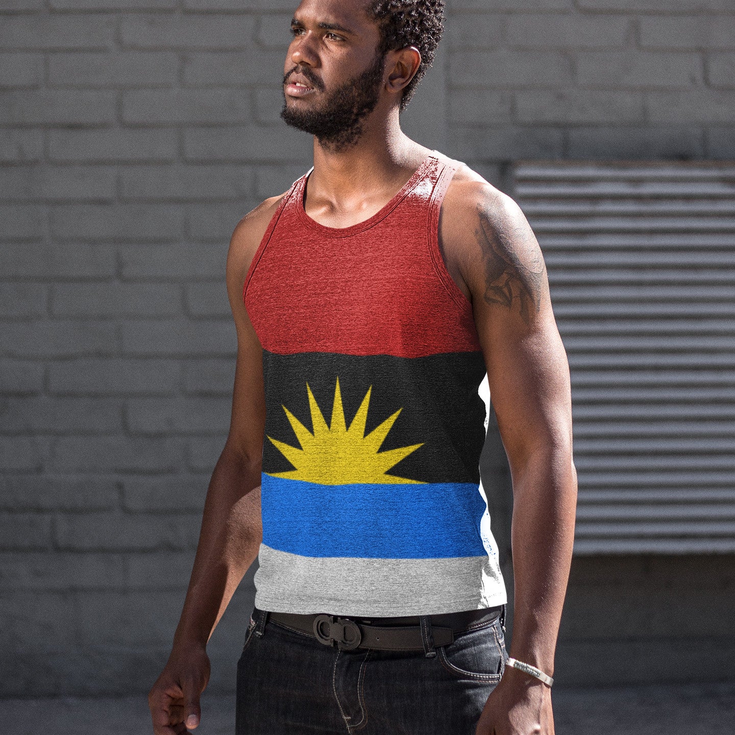Antigua Flag - Men's Tank Top