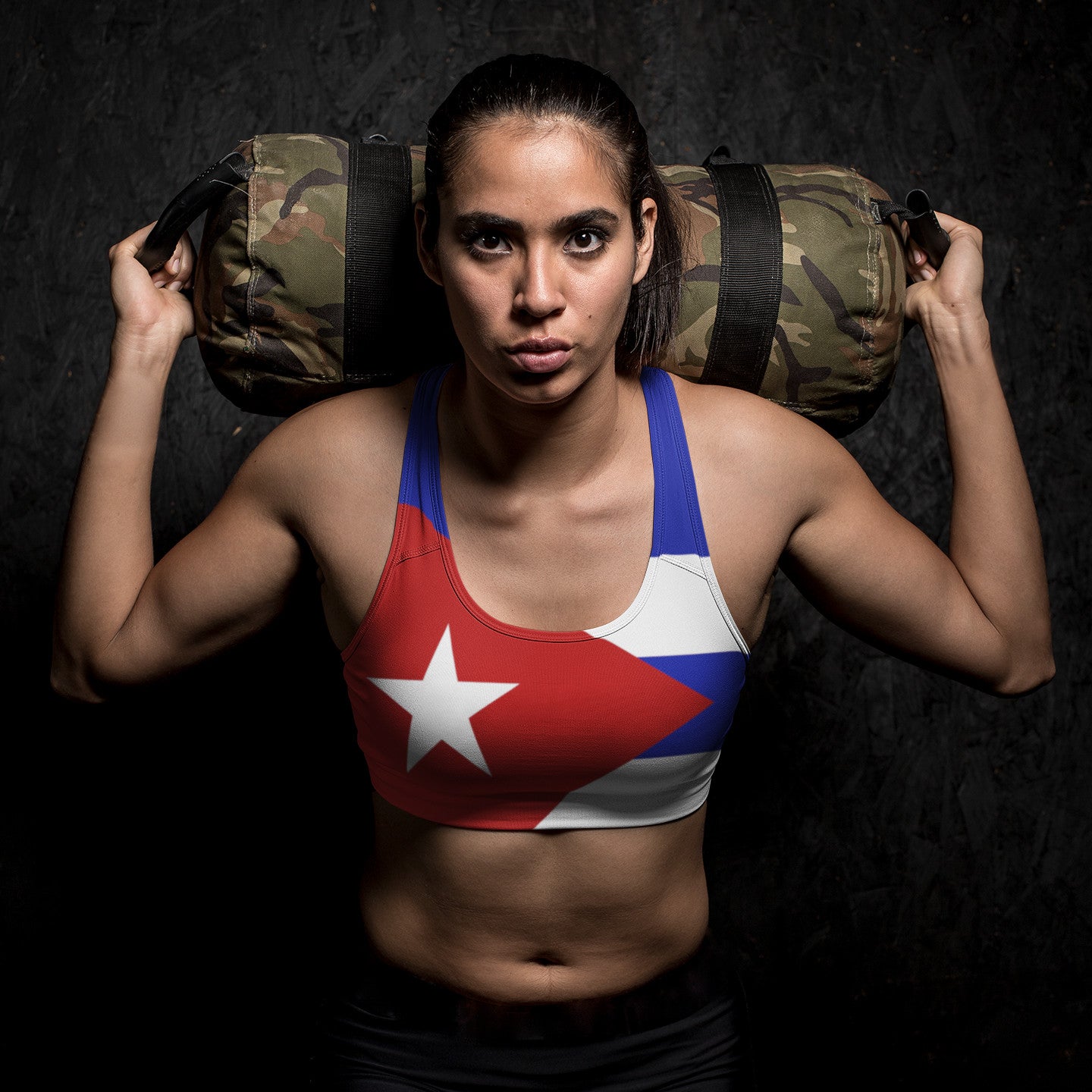 Cuba Flag - Sports bra