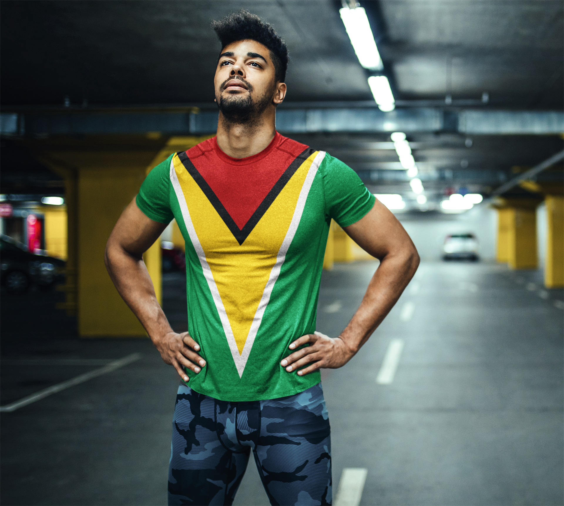 Guyana - Men's Athletic T-shirt