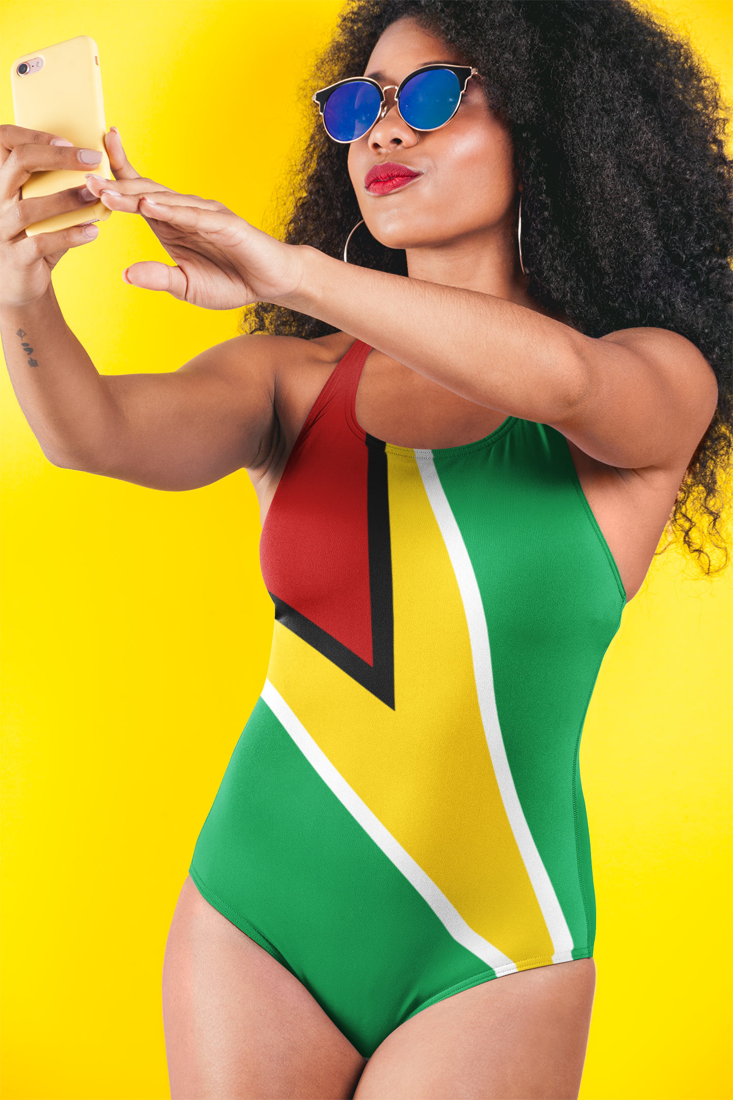 Guyana - One Piece Swimsuit - Properttees Guyana - One Piece Swimsuit - Properttees
