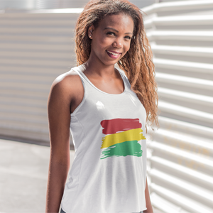 Ites, Gold and Green Paint - Women's tank top