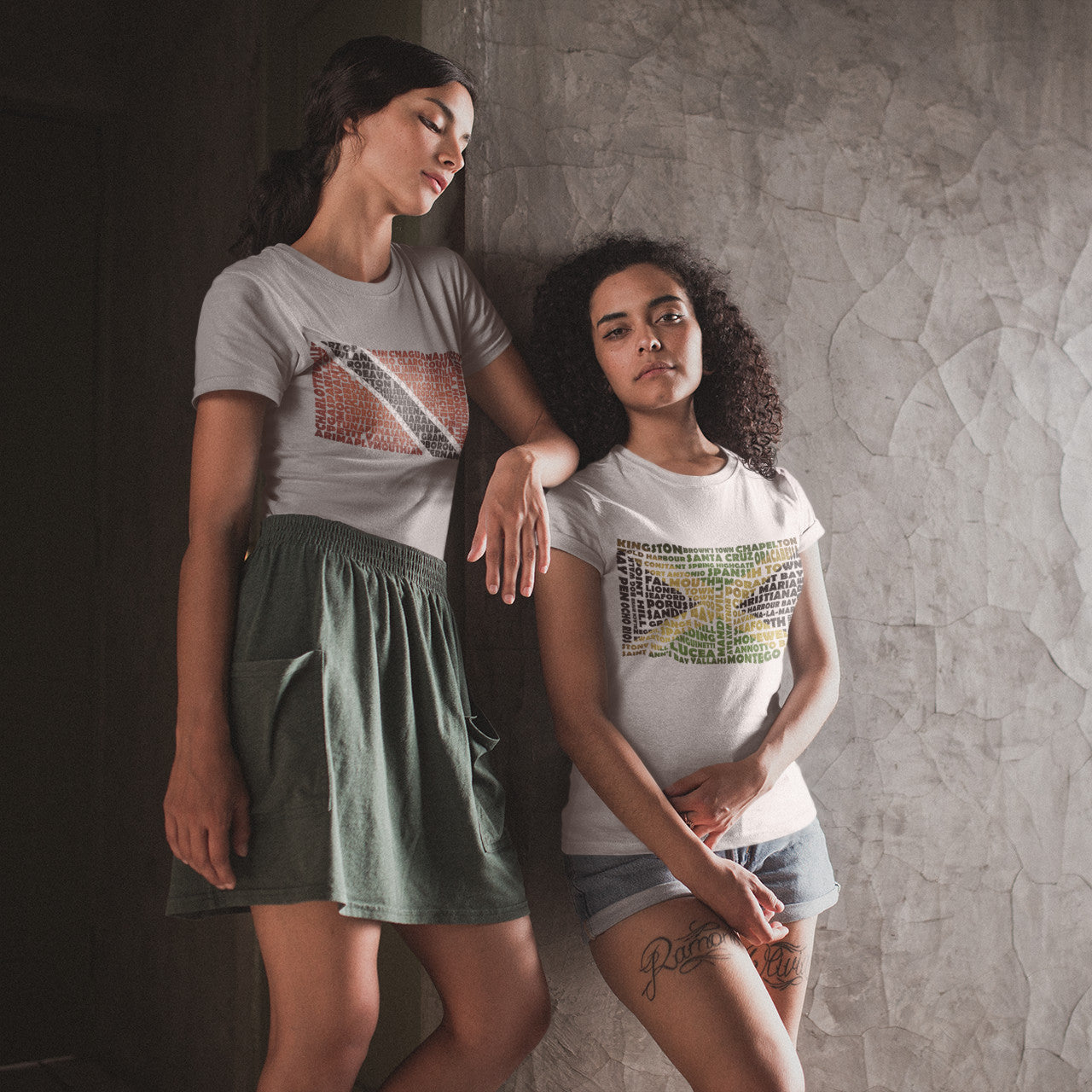 Jamaica Stencil - Women's short sleeve t-shirt