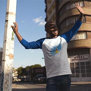 St. Lucia Paint - Unisex 3/4 Sleeve Shirt