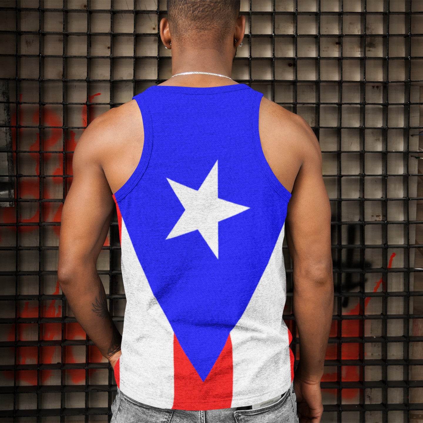 Puerto Rico Flag - Men's Tank Top - Properttees