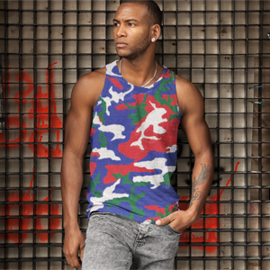 British Virgin Islands Camouflage - Men's Tank Top - Properttees