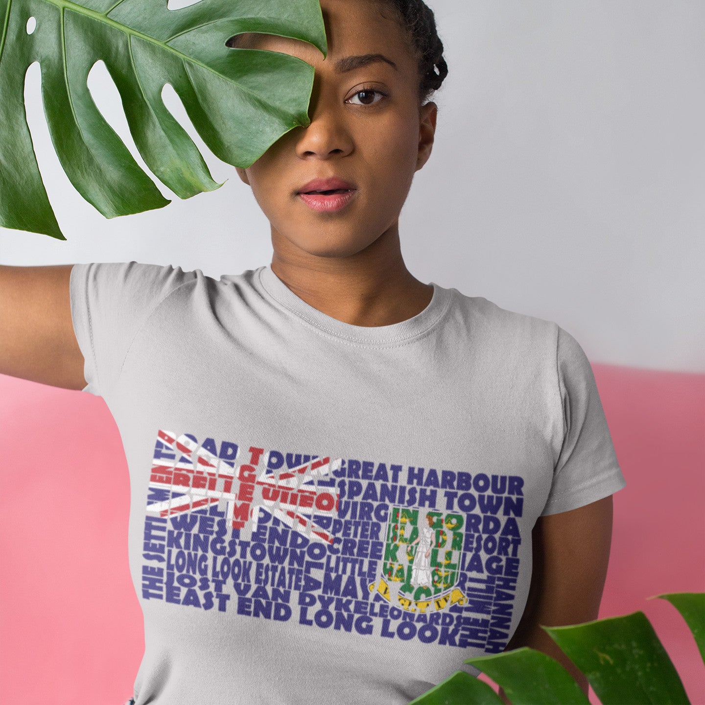 British Virgin Islands Stencil - Women's sleeve - Properttees