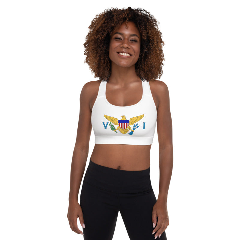 US Virgin Islands Flag - Sports bra