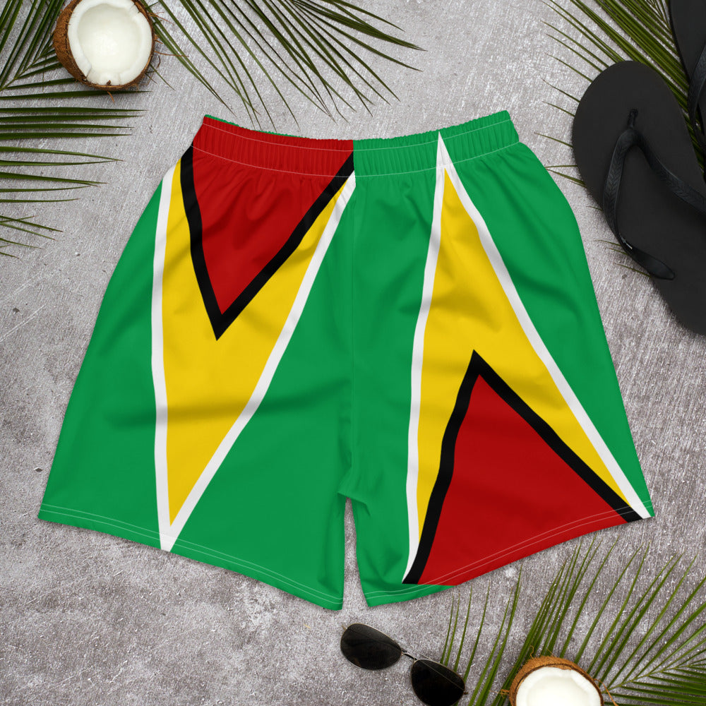 Guyana - Men's Athletic Shorts
