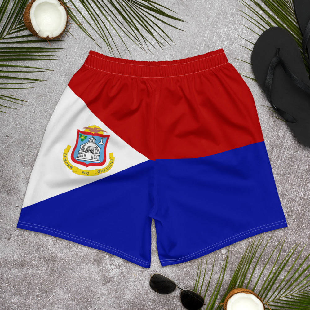 Sint Maarten - Men's Athletic Shorts