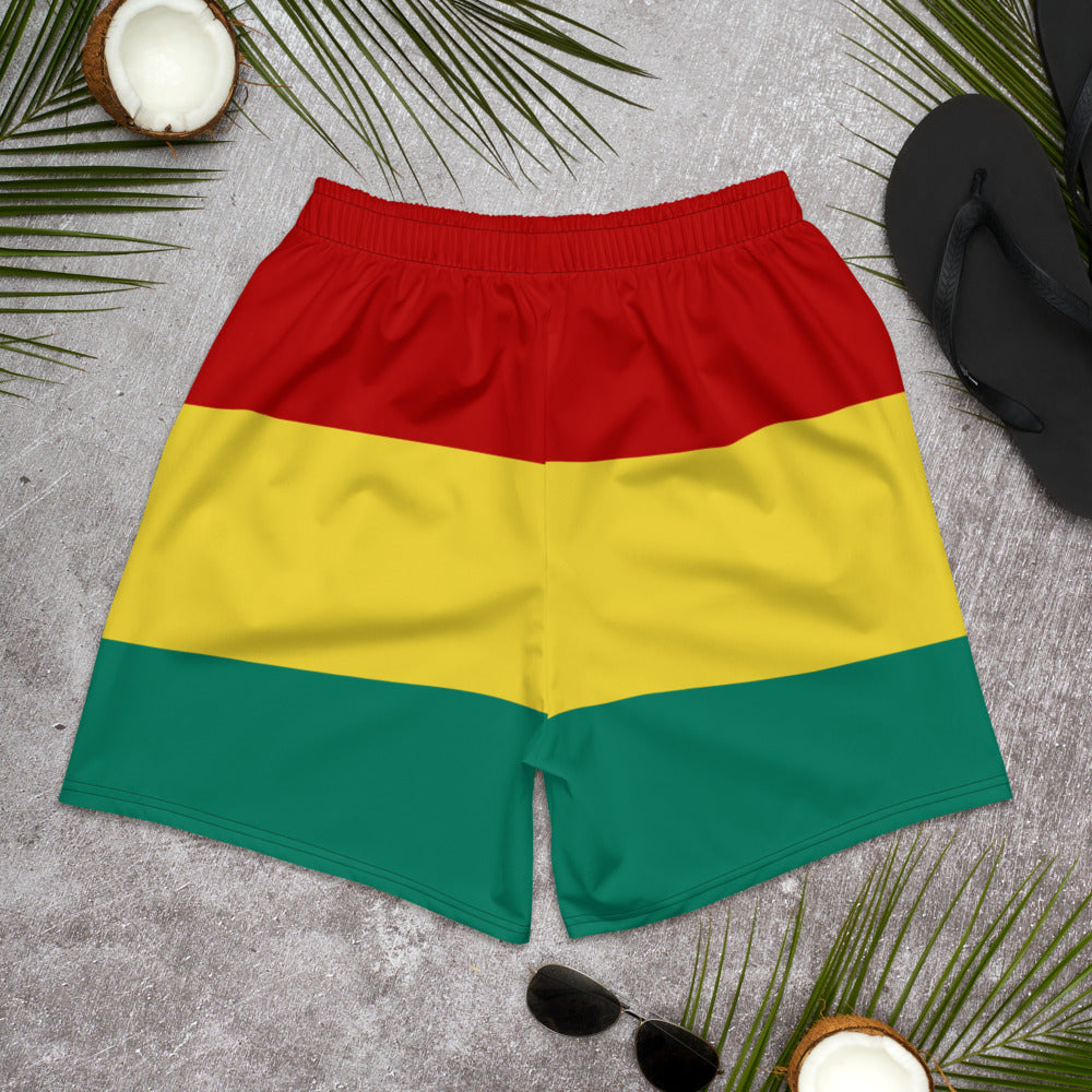 Ites, Green and Gold - Men's Athletic Shorts