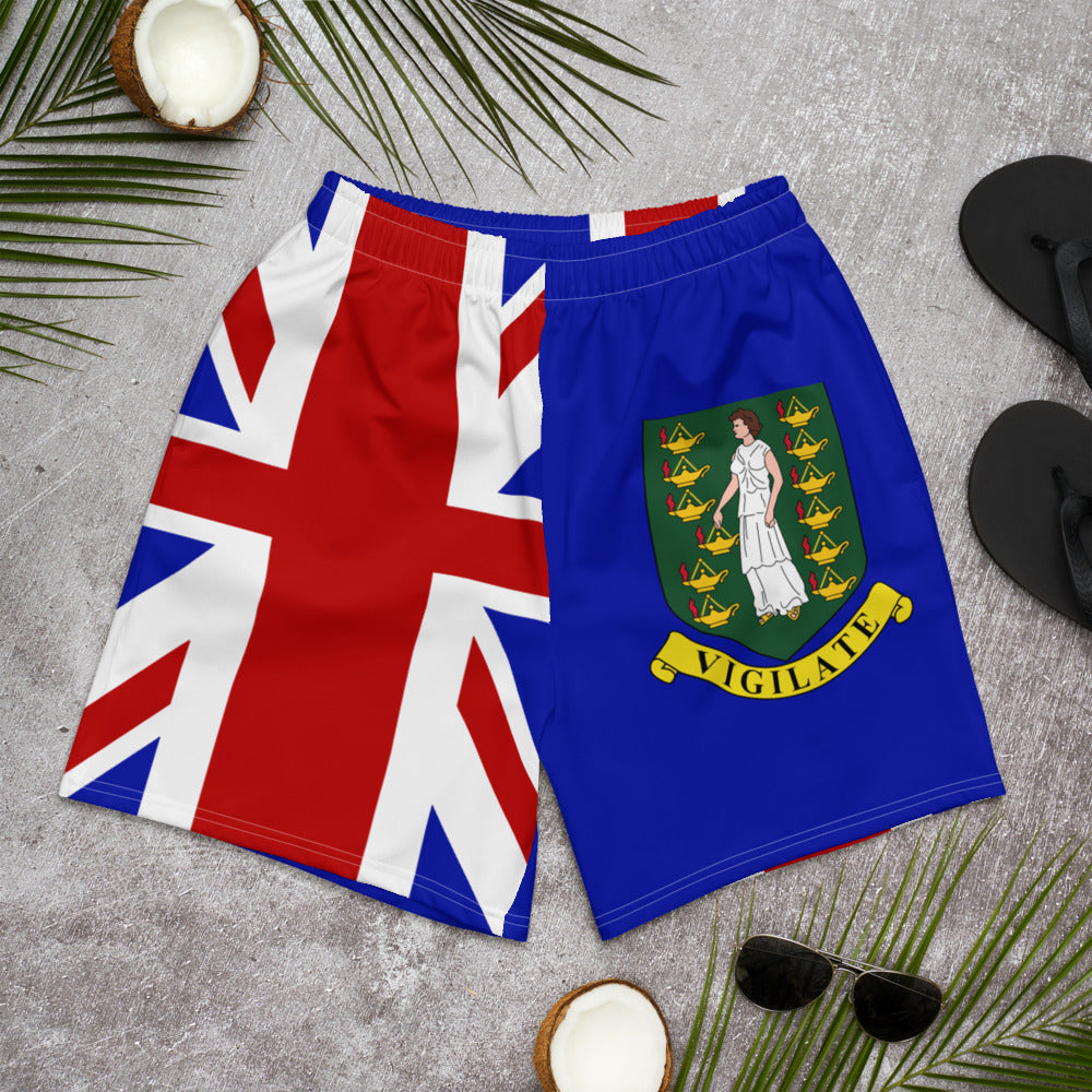 British Virgin Islands - Men's Athletic Shorts