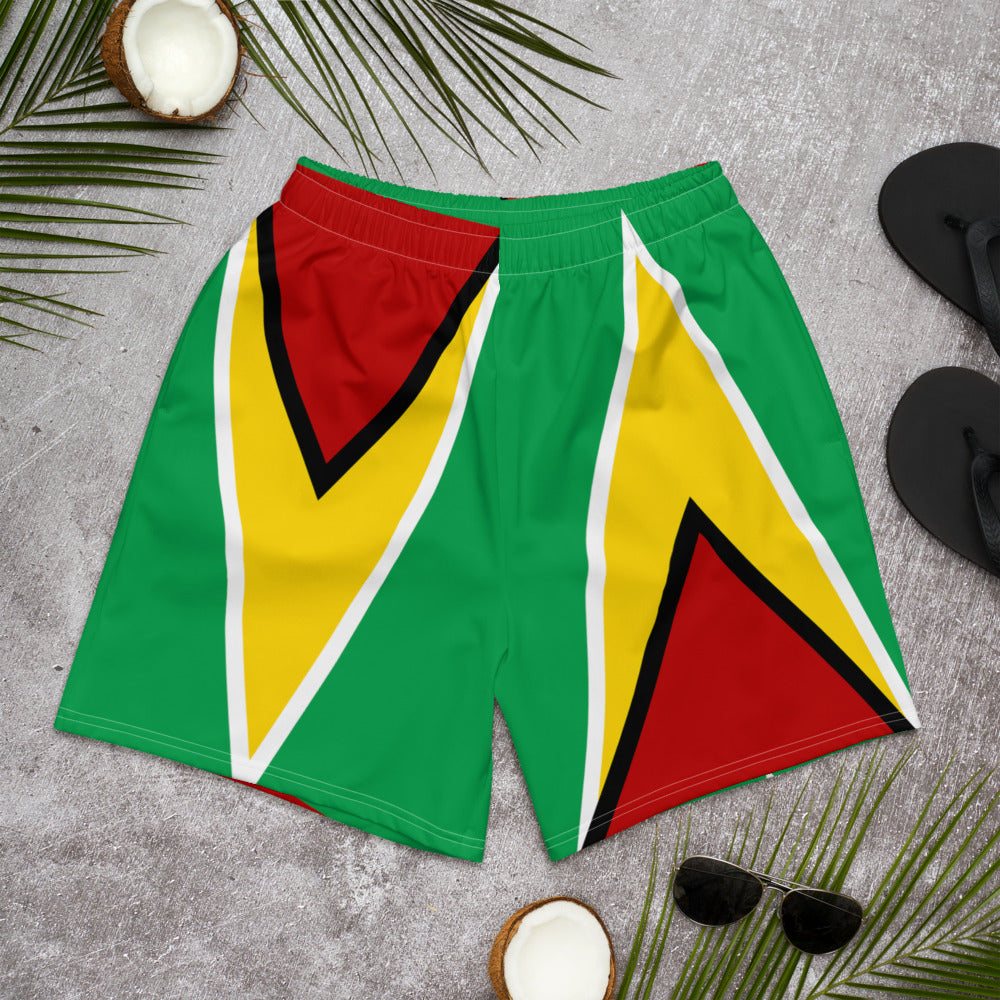 Guyana - Men's Athletic Shorts
