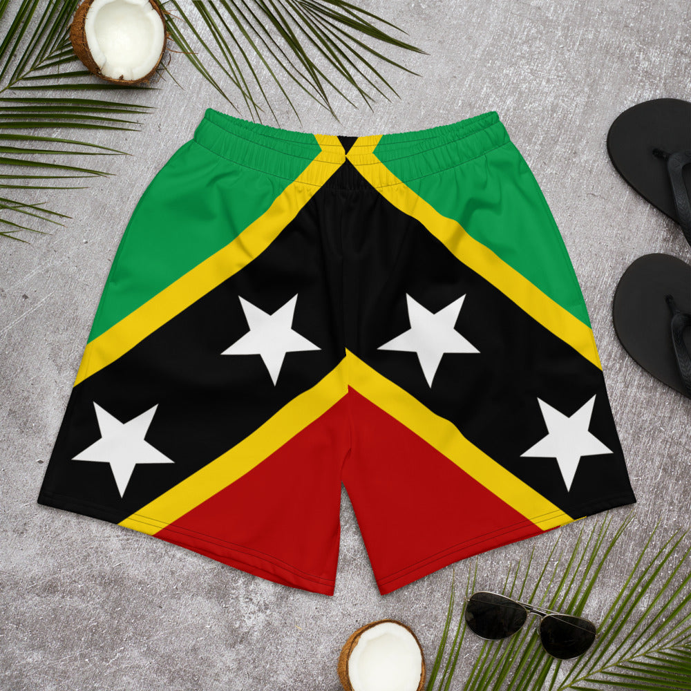 St. Kitts and Nevis - Men's Athletic Shorts