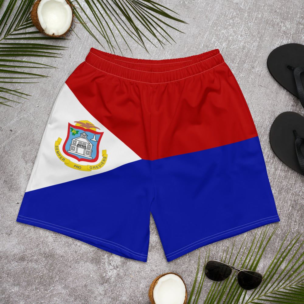 Sint Maarten - Men's Athletic Shorts