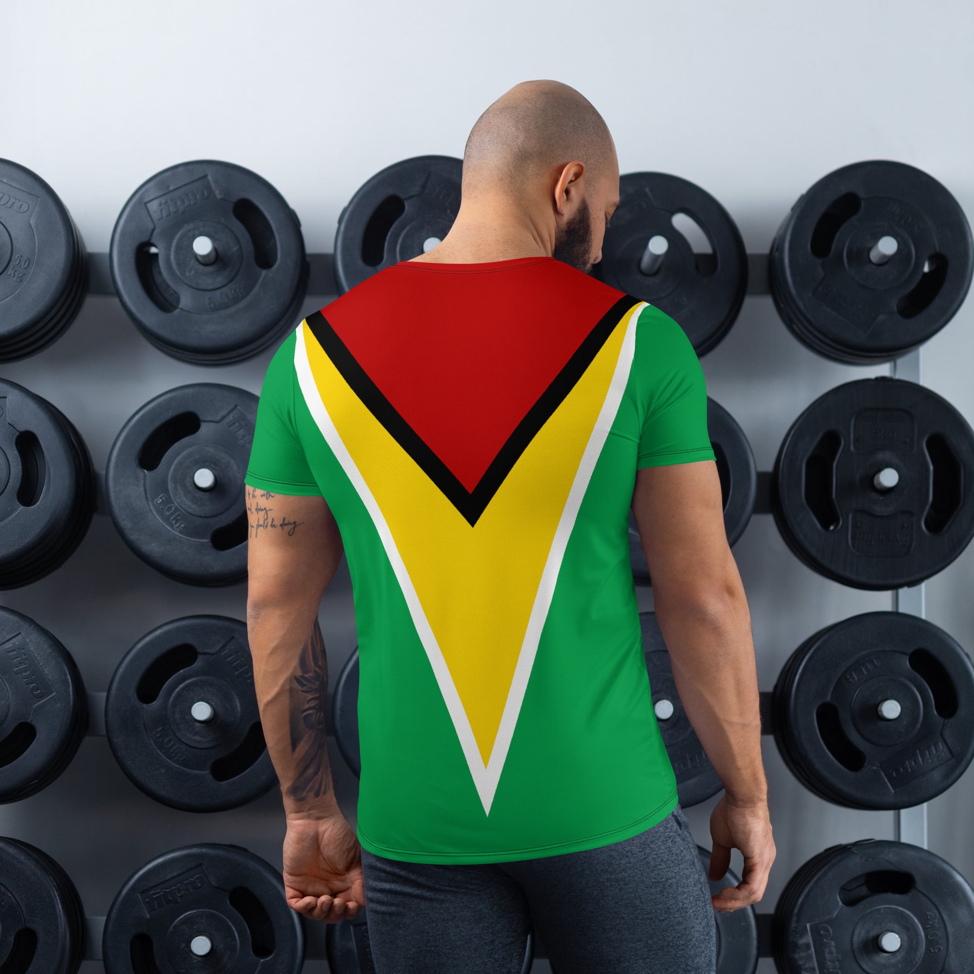 Guyana - Men's Athletic T-shirt
