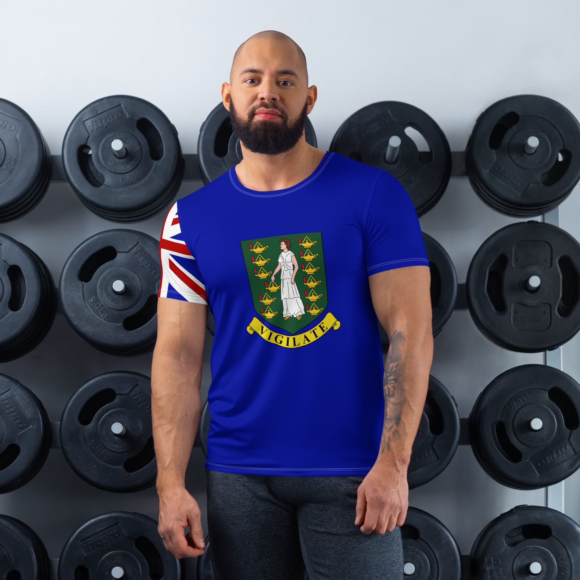 British Virgin Islands - Men's Athletic T-shirt