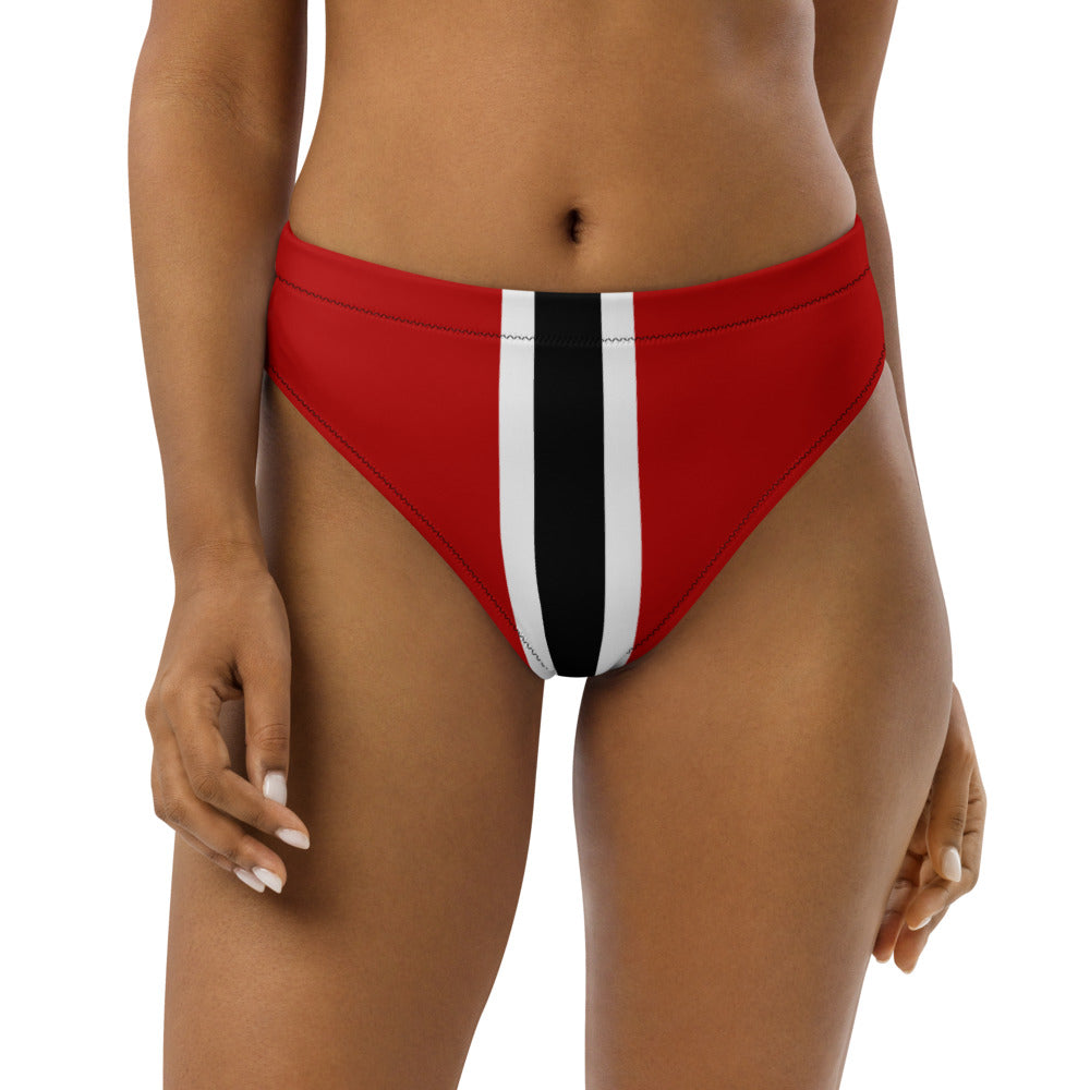 Trinidad and Tobago Flag - High Waist Bikini Bottom Non Reversible