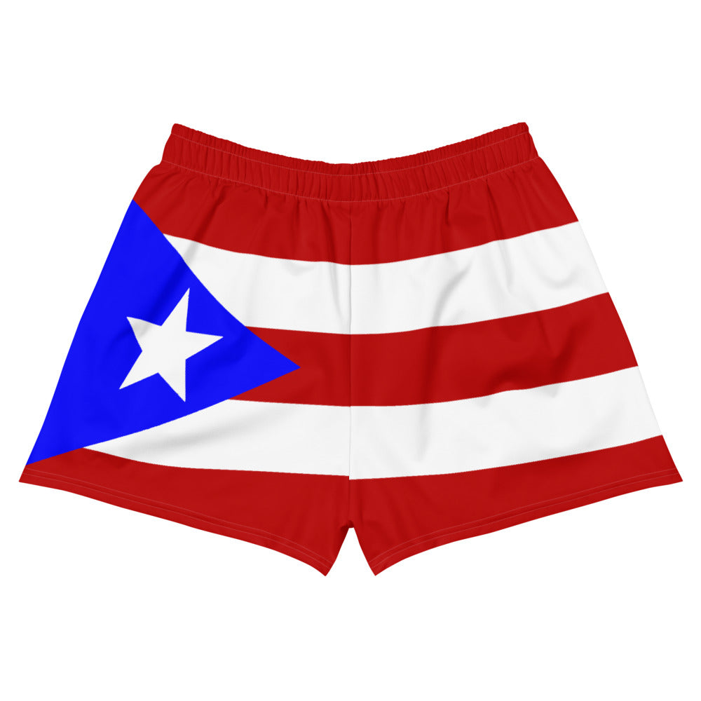 Puerto Rico - Women's Athletic Shorts