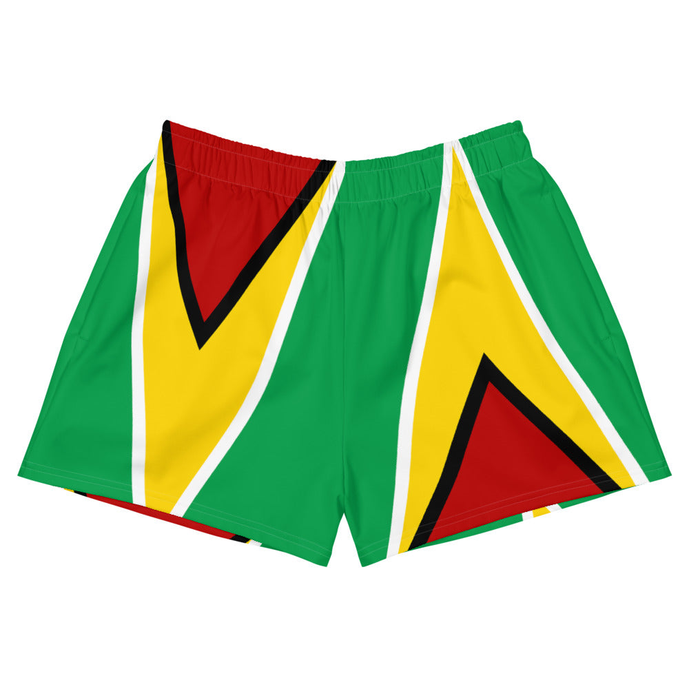 Guyana - Women's Athletic Shorts