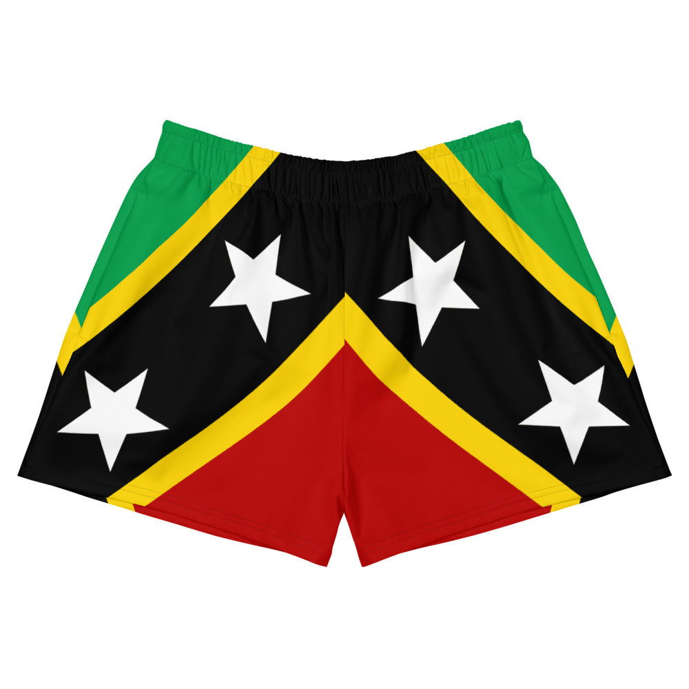 St. Kitts and Nevis - Women's Athletic Shorts