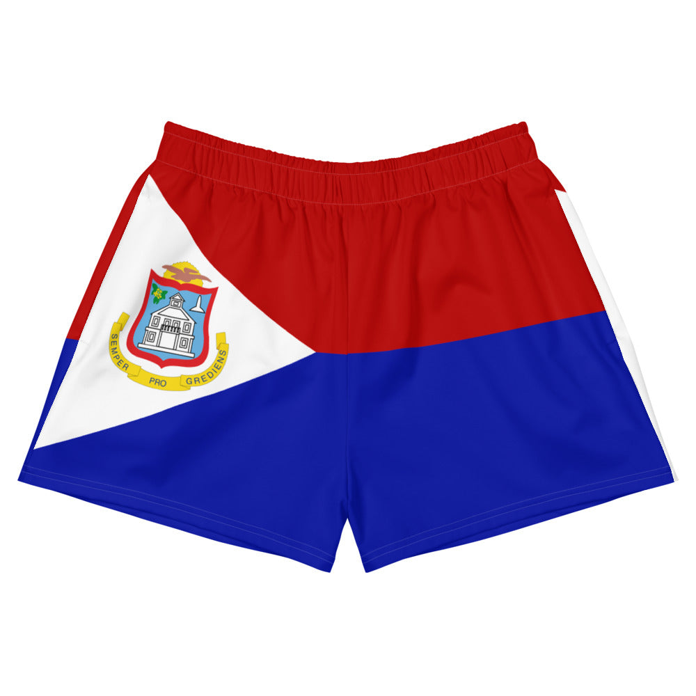 Sint Maarten - Women's Athletic Shorts