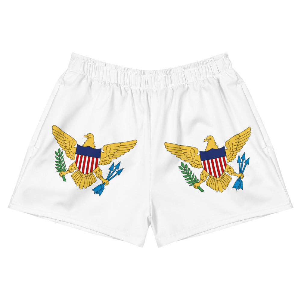 US Virgin Islands - Women's Athletic Shorts