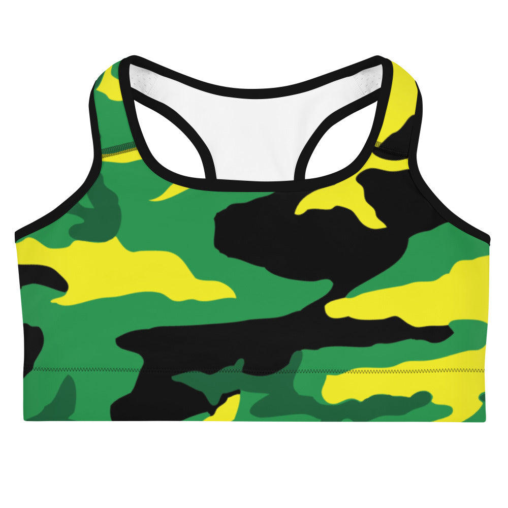Jamaica Camouflage - Sports bra