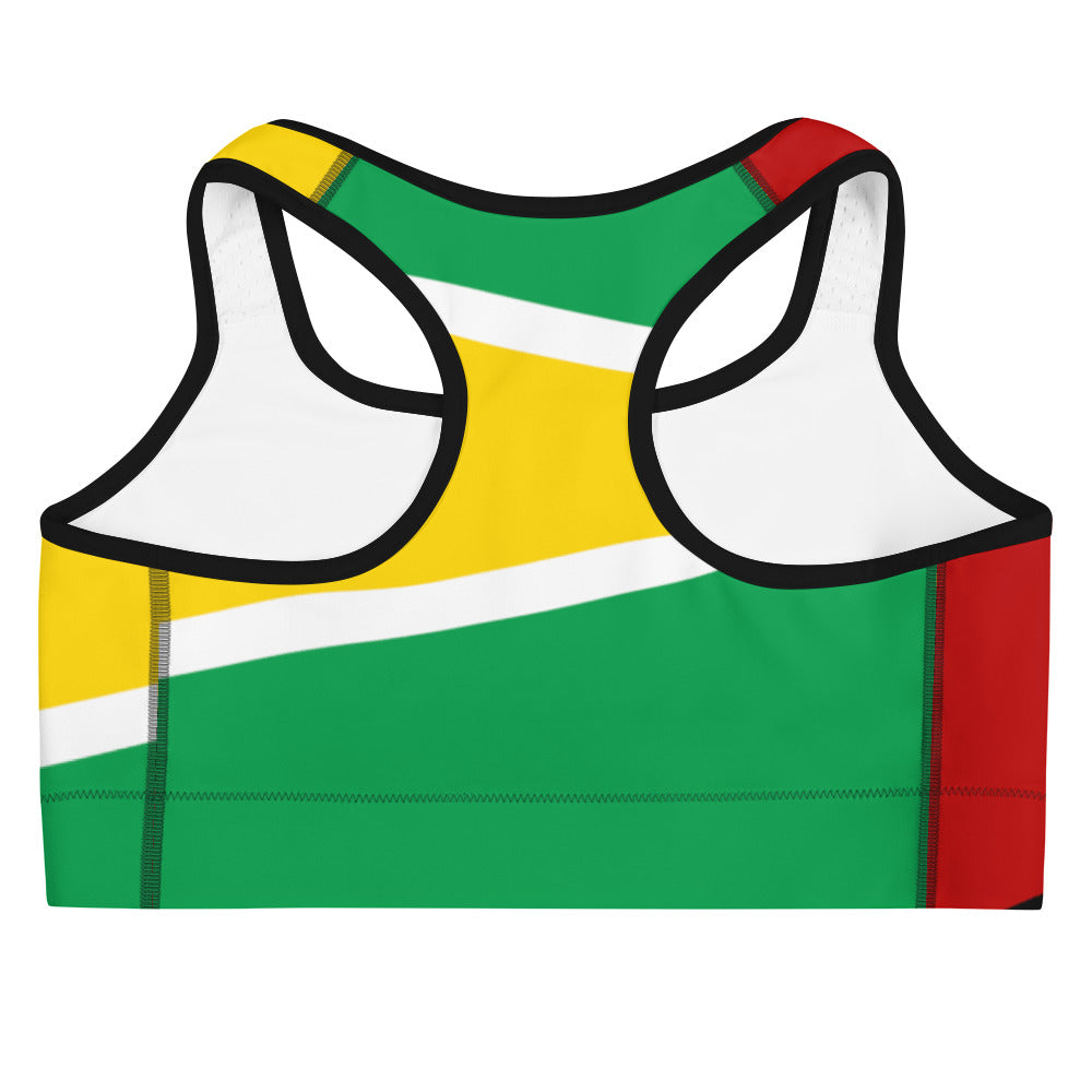 Guyana Flag - Sports bra