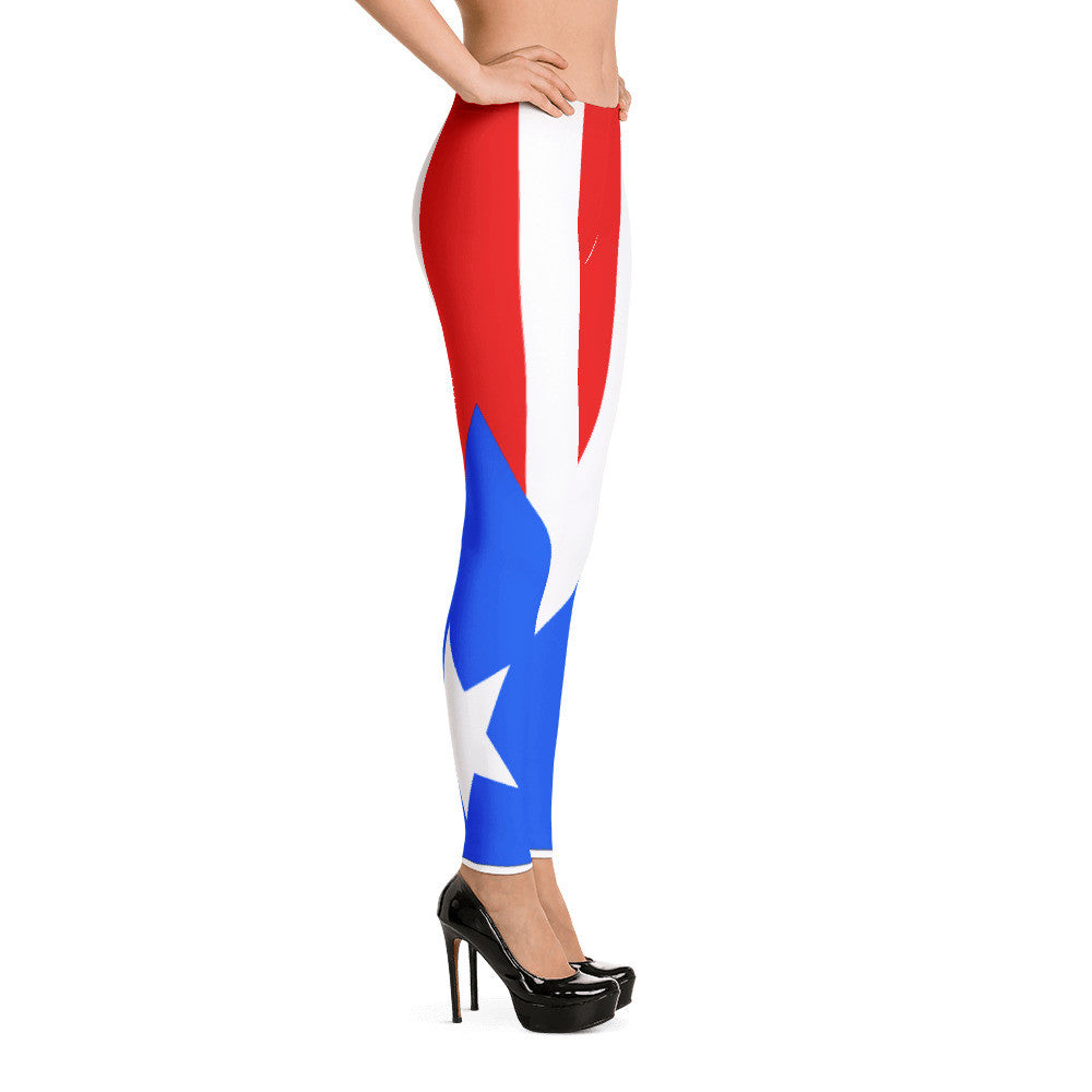 Puerto Rico Flag - Leggings