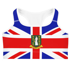 British Virgin Islands Flag - Sports bra - Properttees