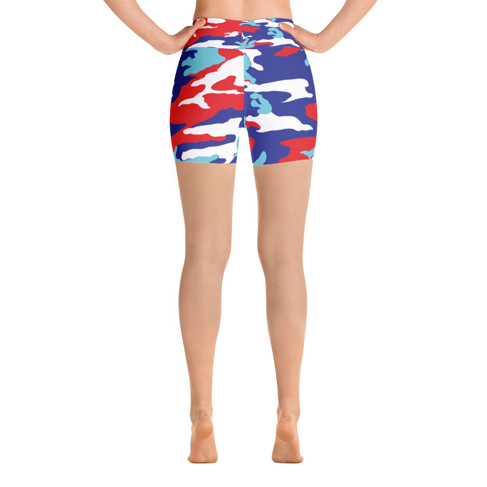 Anguilla Camouflage - Yoga Shorts - Properttees