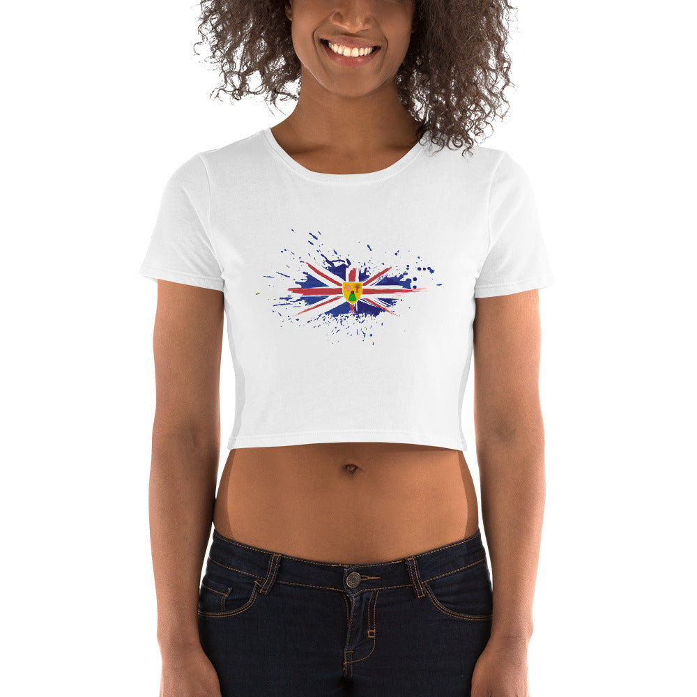 Turks and Caicos Paint - Women's Crop Top