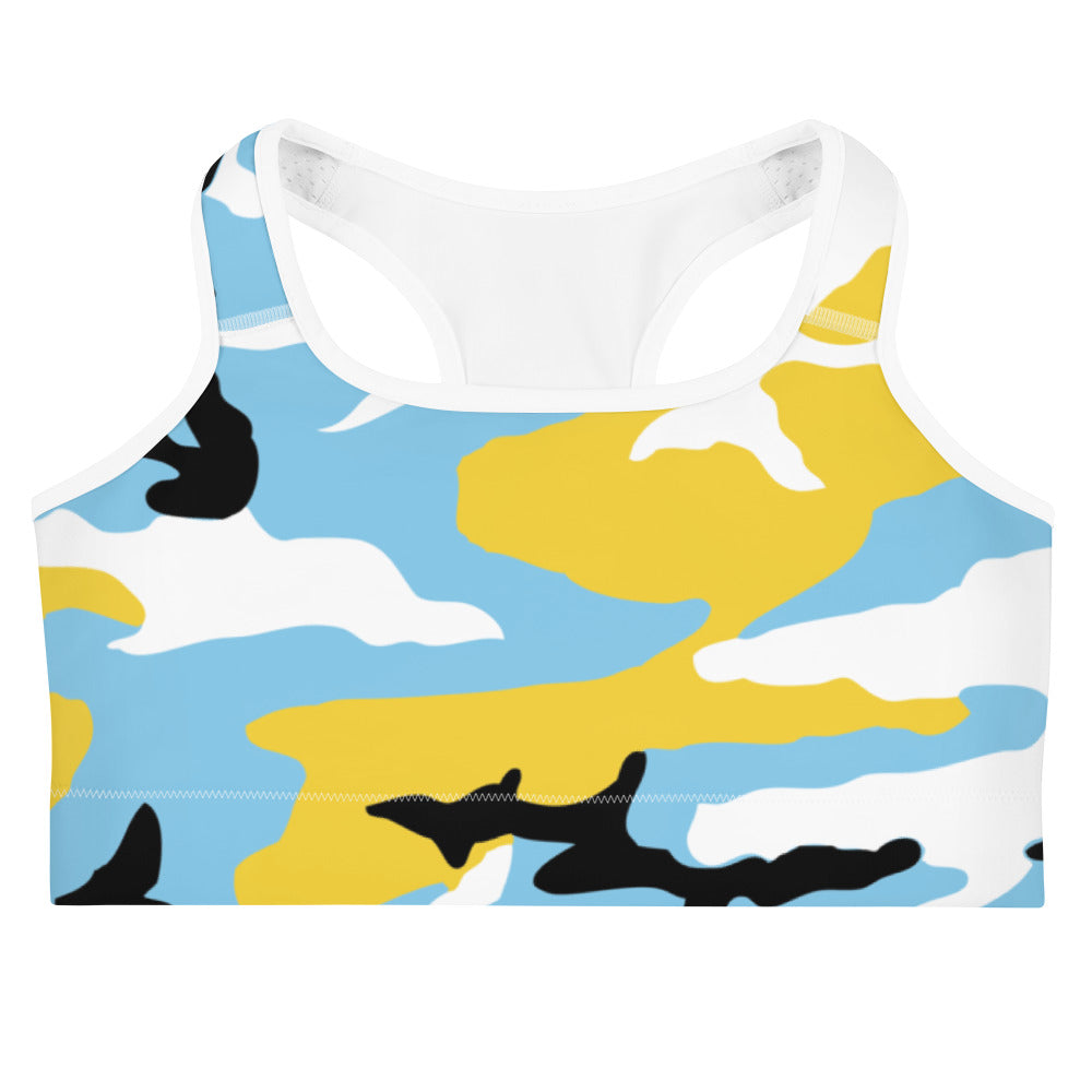 St. Lucia Camouflage - Sports bra