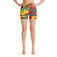 Grenada Camouflage - Yoga Shorts - Properttees