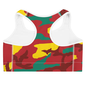 Grenada Camouflage - Sports bra - Properttees