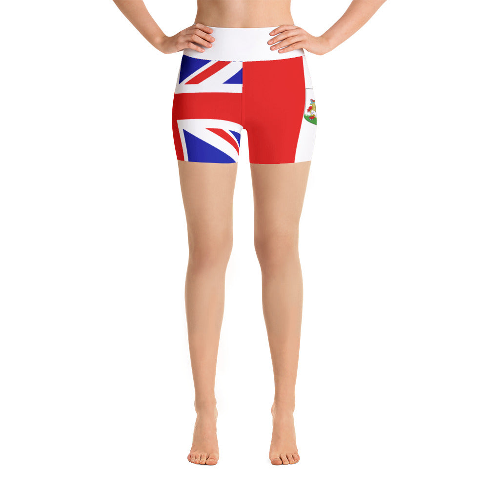 Bermuda Flag - Yoga Shorts - Properttees