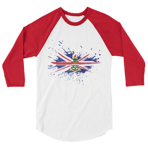 Cayman Islands Paint - Unisex 3/4 Sleeve Shirt - Properttees