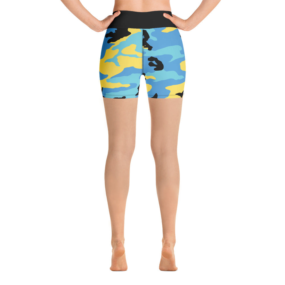 Bahamas Camouflage - Yoga Shorts
