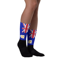 Anguilla - Black foot socks - Properttees