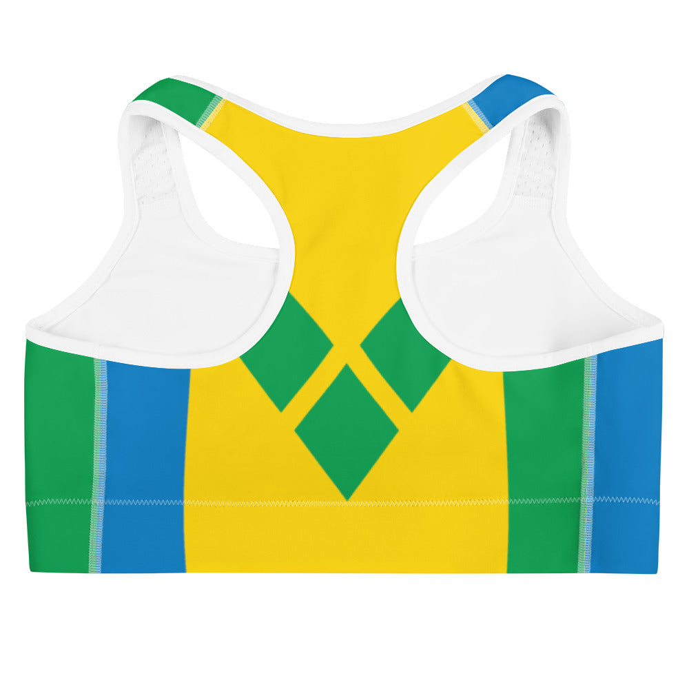 St. Vincent Flag - Sports bra
