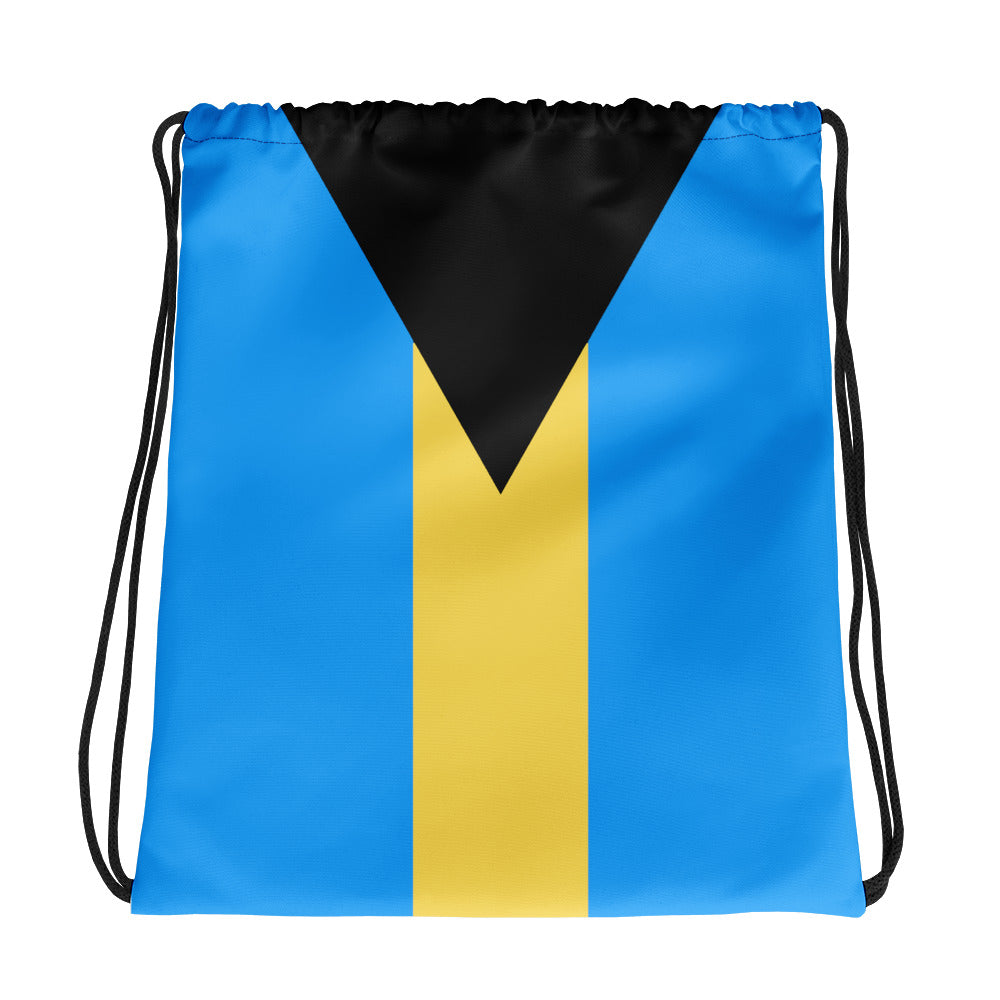 Bahamas Flag - Drawstring bag
