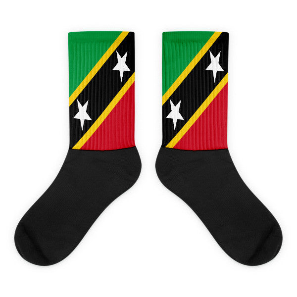 St. Kitts and Nevis - Black foot socks - Properttees
