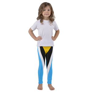 St. Lucia Flag - Kid's leggings - Properttees