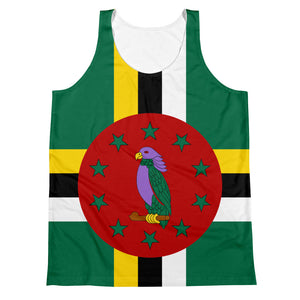 Dominica Flag - Men's Tank Top - Properttees