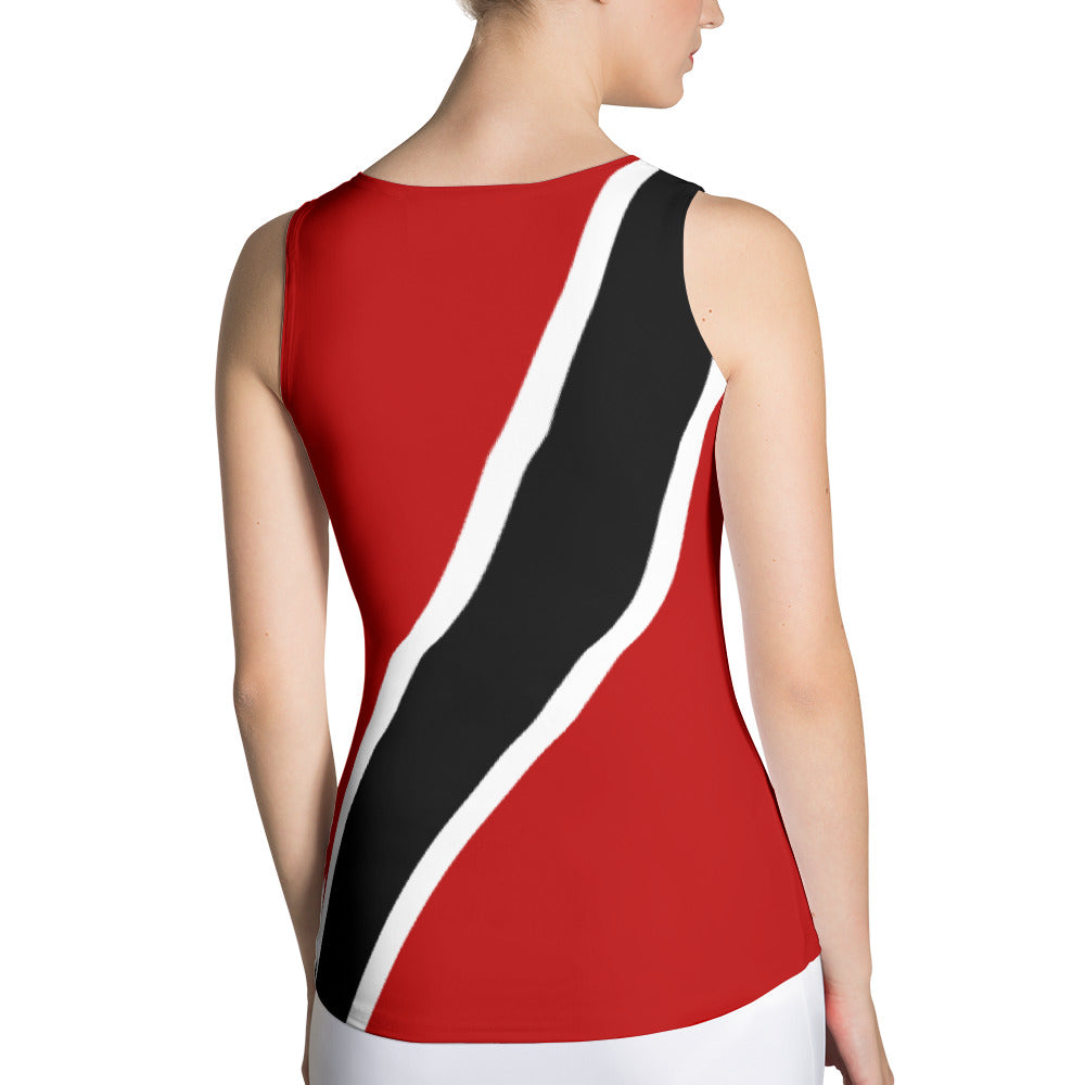 Trinidad and Tobago Flag - Women's Fitted Tank Top