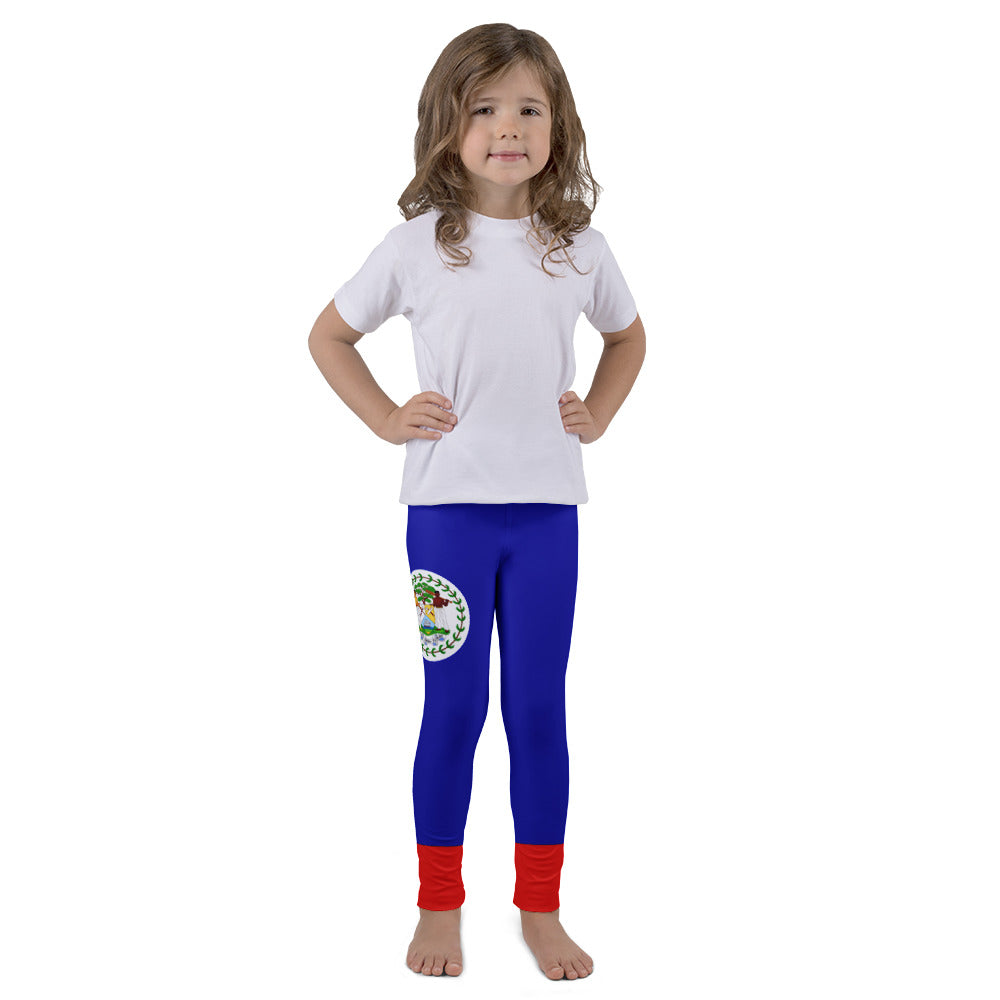 Belize Flag - Kid's leggings - Properttees